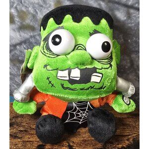 Vtg Dan Dee Frankenstein Plush Lights Up Eyes Move Sings I'm Feeling Spooky RARE